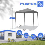 6.5x6.5FT Four Sides Portable Party Tent - Image 9