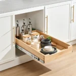 14"W x 21"D Pull Out Cabinet Organizer, Heavy-Duty Wood Drawer with Soft Close Slides for Kitchen & Pantry - Image 4