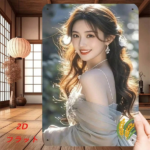 CIFbuy Elegant Lady Retro Metal Tin Sign 8x12in Vintage Wall Art Romantic Home Decor Iron Poster TikTok, TikTok, Self-pickup Logiopics - Image 6
