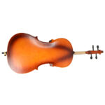 4/4 Acoustic Cello Case Bow Rosin Wood Color - Image 4
