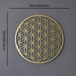 CIFbuy Integrated Lotus Aluminum Wall Art Floral Home Decor for Living Room Bedroom above Sofa Wall Decorations (TikTok, temu pick-up service) - Image 7