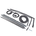 Set of 9 Rubber Weatherstripping Seal Kit Fit for 1981-1988 Buick Regal Oldsmobile Cutlass Supreme Black - Image 2