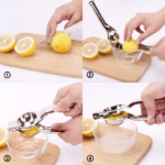 2x Portable Lemon Orange home Squeezer Manual Juicer Squeezer (US Logistics only For USPS.TK/TMEU only For self-pickup) - Image 5
