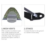 3-4 Person Camping Dome Tent Camouflage - Image 47