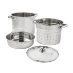 4-Piece Stainless Steel 8 qt Cooker Multipot Set (Shipment from Walmart)