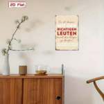 CIFbuy MÜLLERLeuchten Vintage 2D Flat Metal Wall Sign, Retro Mountable Iron Plaque 8x12 Inch, Durable Art Decor For Home Bar Cafe Wall TikTok, TikTok, all Self-pickup Logiopics - Image 7