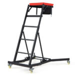 400 LBS Capacity Heavy Duty Topside Creeper with 4-Level Height Adjustable, Foldable Automotive Engine Creeper