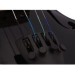 New 4/4 Acoustic Violin Case Bow Rosin Black - Image 7