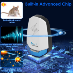 2 Pcs Ultrasonic Pest Repeller with Night light Plug In Pest Mice Repellent Indoor Roach Bed Bug Mouse Rodent Mosquito Killer for Bedroom Garage Warehouse Office - Image 7