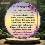 CIFbuy 1pc 8x8 Inch Round French Aluminum Sign, Vintage Healing Prayer Decorative Plaque, Religious Faith Wall Art For Living Room Stud TikTok, TikTok, Self-pickup Logiopics - Image 7