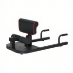Black 3-in-1 Padded Push Up Sit Up Squat Machine: All-in-One Home Gym Fitness Equipment for Core & Lower Body Workout - Image 2