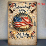 CIFbuy Celebrating Independence Since 1776 2D Flat Metal Sign 11.81x, 11.81x7.87in American Pride Decor 4th Of, July Patriotic Porch Yard Home W ikTok, ikTok, ecor 4th Of Self-Sickup Logiope Wn Pride Decor - Image 6