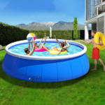 Inflatable swimming pool 244*63 butterfly inflatable coil mesh pool - Image 6