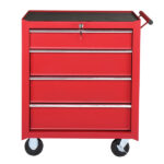 4 Drawstring Cabinet Steel Black Lock 330lb Instrument Cart Storage Room - Image 42