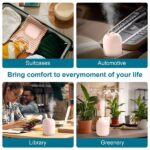 Portable Mini Humidifier, 220ml,Small Cool Mist Humidifier, USB Personal Desktop Humidifier For Bedroom Travel Office Home - Image 7