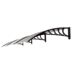 Same Code 04553002 HT-300 x 100 Household Application Door & Window Rain Cover Eaves Brown Board & Black Holder - Image 13