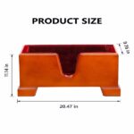 4/4 Natural reddish-brown cello base with foam protective layer - Image 8