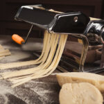 Pasta Maker Machine, 180 Roller Pasta Maker, 9 Adjustable Thickness Settings 2-in-1 Noodles Maker with Rollers and Cutter, Perfect for Spaghetti, Fettuccini, Lasagna or Dumpling Skin Silver - Image 4