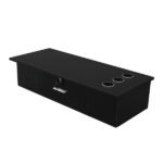 Classic Salon Wall Mount Styling Station Beauty Salon Spa Locking Cabinet Black - Image 15