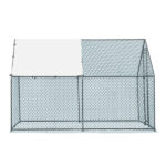 10 x 10 ft Large Metal Chicken Coop, Walk-in Poultry Cage Chicken Hen Run House with Waterproof Cover, Rabbits Cats Dogs Farm Pen for Outdoor Backyard Farm Garden SAME AS09877689 - Image 6