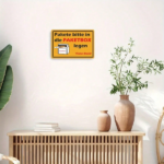 CIFbuy 1pc PVC Tin Sign "Pakete Bitte In Die, Paketbox Legen" 8x12 Inch Waterproof UV Protected, Sturdy Hard Foam Board Unframed Durable "Pakete BitikTok, "Pakete BitikTok, ted Self-enckup Logiople - Image 3