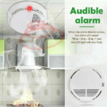 (4 Pack) Smoke Alarm Detector Home Fire Safety Sensor Alert Battery Included (US Logistics For USPS/DHL/Fedex/UPS. No designated logistics accepted TK/TMEU only For self-pickup - Image 9