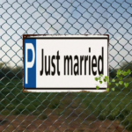 CIFbuy Retro Just Married 2D Flat Iron Sign, Vintage Handcrafted Metal Wall Decor Plaque, Creative Wedding Anniversary Gift, 7.87x11.81 TikTok, TikTok, 1.81 Self-pickup Logiopics - Image 3