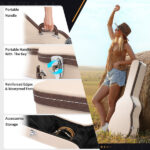 23554151 39" Classical Guitar Hard Case Microgroove Flat Beige - Image 12