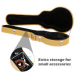 Replace 27413300 Hard-Shell Electric Guitar Case for GLP Style Electric Guitar Bulge Surface Yellow - Image 5