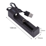8 x 16340 Batteries 3.7V Li-ion Rechargeable Battery+2 x USB Charger (US Logistics For USPS/DHL/Fedex/UPS. No designated logistics accepted TK/TMEU only For self-pickup - Image 2