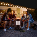 Vertical Steel Charcoal Smoker, Heavy Duty Three Layer Round BBQ Grill Smokey Mountain Cooker for Outdoor Cooking, Black SAME AS 60608693 - Image 8