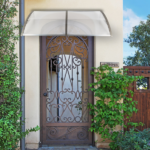 Same Code 52463595 HT-200 x 100 Household Application Door & Window Rain Cover Eaves Canopy Silver & Gray Bracket - Image 29