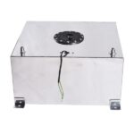 15 Gallon 60L Universal Aluminum Fuel Tank Oil Level Sensor Silver - Image 2