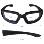 1 pairs Motorcycle Sports Biker Riding Glasses Wind Resistant Eye Protection Sports Goggles Cycling Glasses Sunglasses Clear Color(US Logistics only For USPS.TK/TMEU only For self-pickup) - Image 4