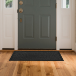 1PC Polypropylene Small Grid Composite Rubber Mat, Gray, 45x75x0.7cm, Kitchen & Home Floor Mat - Image 4