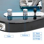 Maple Fingerboard GTL Electric Guitar SS Pickup Blue - Image 22
