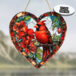 CIFbuy Rainbow Heart Window Decor Acrylic Stained Glass Suncatcher for Home Garden TikTok, temu pick-up service - Image 6