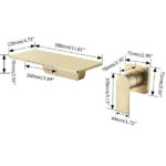 Waterfall Bathroom Sink Faucet - Image 2