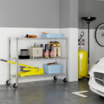 6-Tier disassembly and free assembly NSF-Certified Steel Wire Shelving with Wheels - Image 24