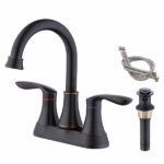 2-Handle 4-Inch Brushed Nickel Bathroom Faucet, Bathroom Vanity Sink Faucets with Pop-up Drain and Supply Hoses[Unable ship on weekends, TK/TEMU only for pickup, only TX10643 warehouse supports GOFO] - Image 11