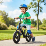 Toddler Balance Bike for 2-5 Years - Adjustable Height, 6.3LBS Lightweight & 11" Foam Tires-Black - Image 6