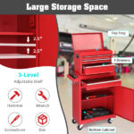 Repair tool cart Red - Image 7
