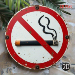 CIFbuy Vintage | 1PC Round Iron Metal No Smoking Sign 8x8 Inch 2D Flat Print Warning Plaque Multi-Use Wall Decor Art For Home Garden In TikTok, TikTok, n In Self-pickup Logiopics - Image 5