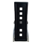 4pcs long backrest square hollow decoration PU leather dining chair round tube black cushion electroplating chair leg N201 Replace encoding13029118 - Image 30