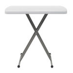 Replace 59374361 76*50*70.5cm Liftable Garden Plastic Table White - Image 33