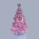 5FT Christmas tree pink - Image 2