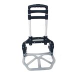 Portable Folding Collapsible Aluminum Cart Dolly Push Truck Trolley Black - Image 12
