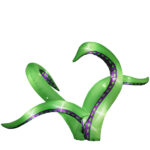 2 Pack Halloween Inflatable Octopus Tentacles Outdoor Decorations, Blow Up Hanging Decoration with Built-in LED Lights, Striking Window Decor for Halloween Party Outdoor Yard Garden Lawn Décor - Image 2