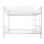 Same Code 38354706 Iron Bed Bunk Bed with Ladder for Kids Twin Size White