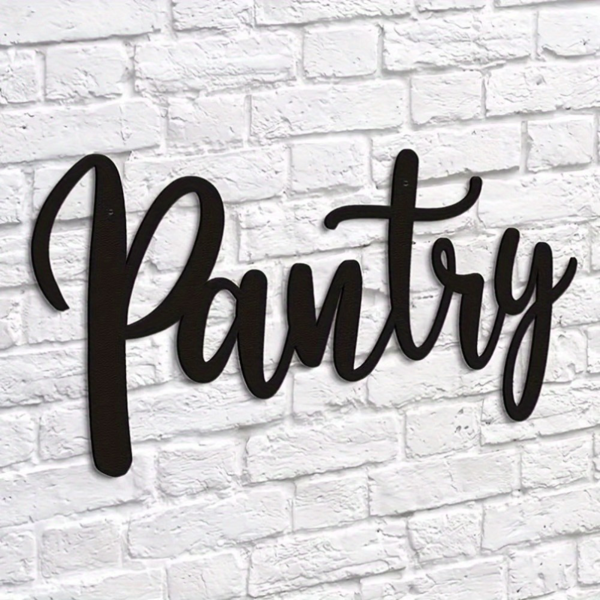 CIFbuy Metal Baked Paint Pantry Sign Wall Art Modern Kitchen Pantry Decor (TikTok, temu pickup)